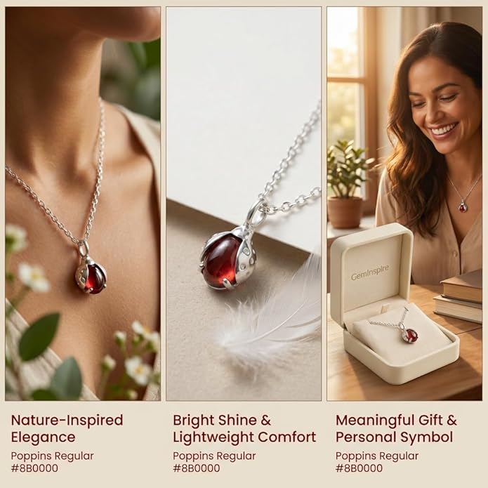 925 Sterling Silver Animal Pendant Necklace Collection for Women | Handmade Natural Gemstone Jewelry | Cat, Bee, Turtle & Bug Designs | Hypoallergenic Silver Necklace Gift for Her