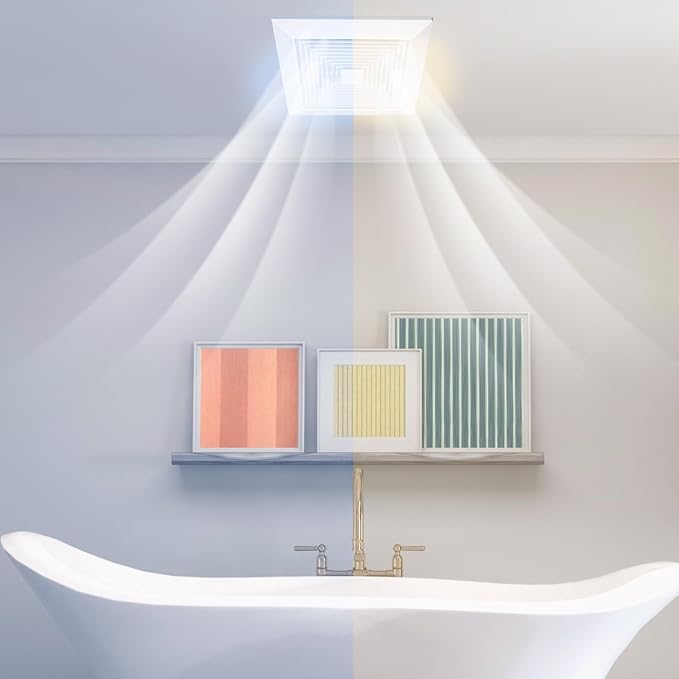 Baquler 1 Pcs 11 x 11'' Exhaust Bathroom Fan Cover - Image 5