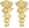 Seashell Starfish Earrings Beach Jewelry for Women Pearl Drop Shell Earrings Ocean Beachy Fashion Accessories Womens Summer Outfits 2026 Tropical Vacation Outfits Beach Vacation Clothes Dresses