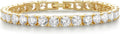 14K Gold Filled Tennis Bracelet for Women-3mm,4mm 5mm CZ Stone Classic Gold Bracelet for Women, Valentines, Mothers, Christmas Jewelry Gift for Women