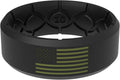 Groove Life Edge Silicone Ring - Breathable Rubber Wedding Rings for Men, Unique Design, Comfort Fit Ring