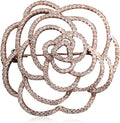 Flower Brooch for Women Rhinestone Flower Brooch Pins Floral Brooches Jewelry Gift for Mom Wife