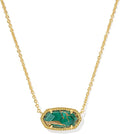 Kendra Scott Elisa Pendant Necklace for Women, Fashion Jewelry, 14k Gold-Plated