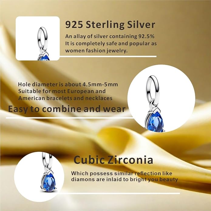 Fashion Charms Compatible for Bracelets,S925 Sterling Silver Charms,For Women Jewelry Present