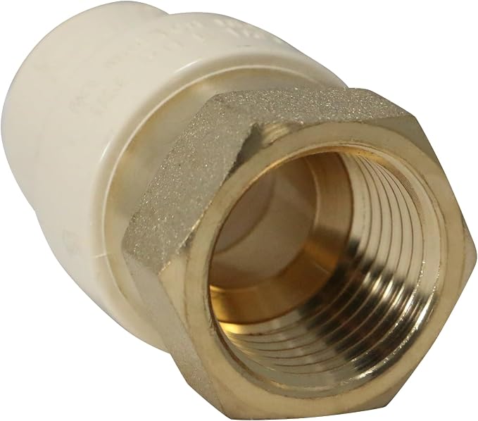 10 Pack XFITTING 1/2" Female CPVC Adapter, FNPT CPVC Coupling - Image 5