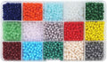 INSPIRELLE Approx 2400pcs 4mm Opaque Multicolor Bicone Beads for Jewelry Bracelet Making Bulk Faceted Crystal Glass Briolette Beads