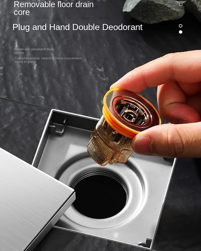 Floor Ground Drain with Anti-Backflow Valve 304 Stainless Steel Floor Drain - Image 4