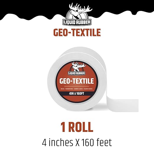 Liquid Rubber Geo-Textile Fabric Roll, 4 Inch x 160 Foot | Quick, Easy Fabric - Image 6