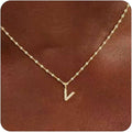 Initial Necklaces for Women,14K Gold Plated Necklaces, A-Z Letter Pendant Charm Necklace Trendy Dainty Hypoallergenic CZ Custom Personalized Name Necklace Gold Jewelry Birthday Christmas Gift for Her