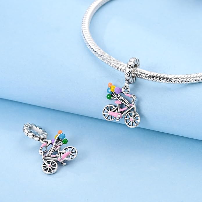 NARMO S925 Sterling Silver Charms Hamsa Charm for Pandora Bracelets Cross Charms for Bracelets Perfume High Heels Dangle Charms Silver Charms for Women