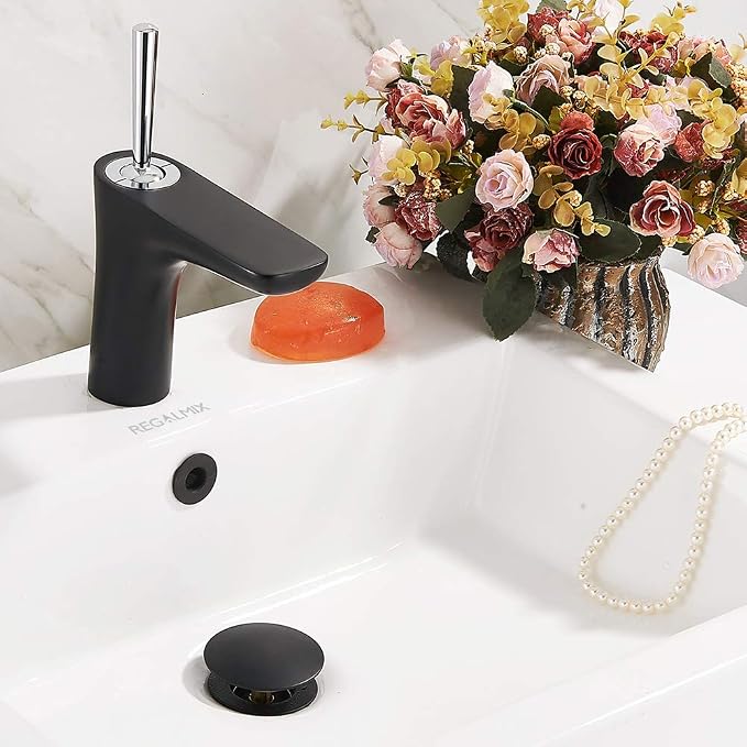 REGALMIX Vessel Sink Drain, Bathroom Faucet Vessel Sink Pop Up Drain Stopper - Image 7
