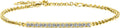EcoGems Lab Grown Gemstone & Moissanite Bracelets – 14K/18K White or Yellow Gold Plated Sterling Silver – D Color VVS/VS Clarity – Elegant Sustainable Jewelry Gift with Gift Box