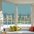 H.VERSAILTEX Blackout Tie Up Curtain Thermal Insulated Curtains Bathroom by HVERSAILTEX
