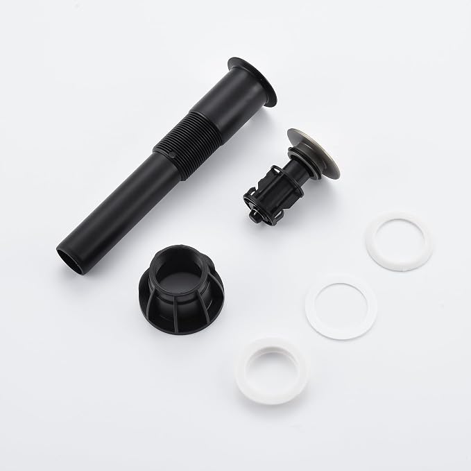 TIORIY Vessel Sink Drain Without Overflow, Plastic Bathroom Pop up Sink Drain - Image 9