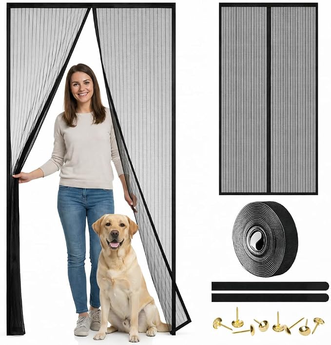Magnetic Screen Door by Amzjjle