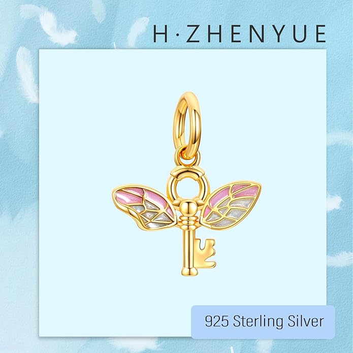 925 Sterling Silver Charms Magic Movie Character Dangle Beads for Bracelets and Necklaces Jewelry for Women