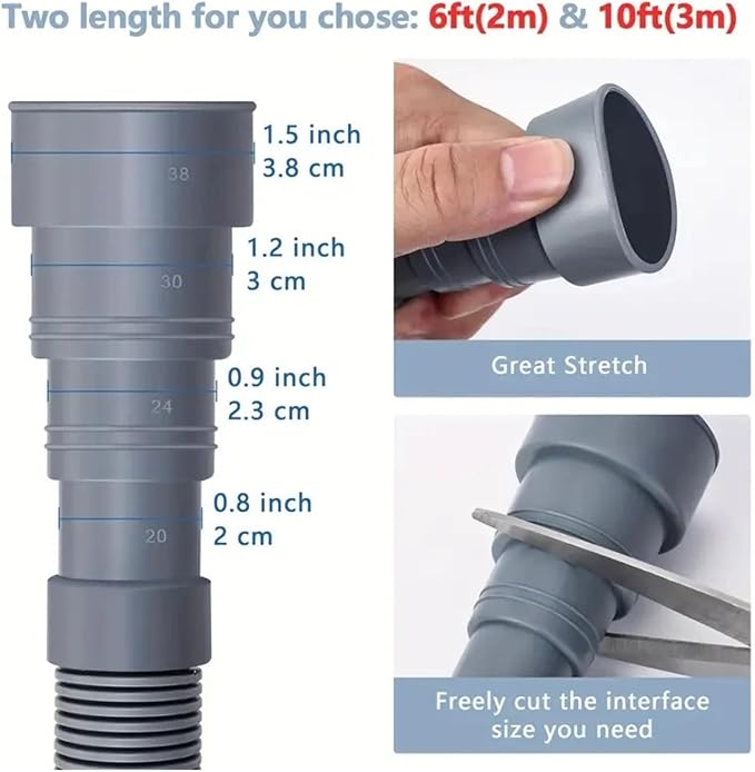Washing Machine Drain Hose Flexible Dishwasher Drain Hose Extension Kits - Image 5