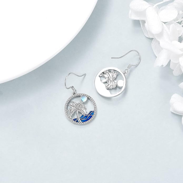 Beach Starfish Earrings for Women Sterling Silver Starfish Jewelry Gifts