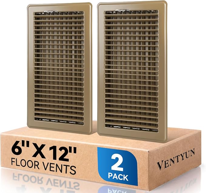 6" x 12" Floor Register Vent Covers 2Pack by VENTYUN