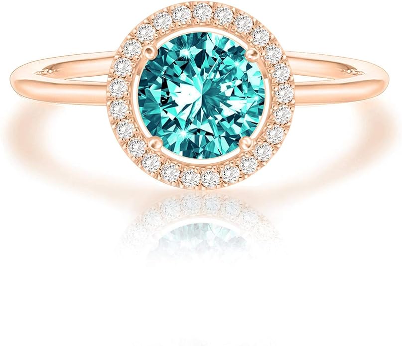 PAVOI 14K Gold Plated Crystal Birthstone Rings | Rings For Women