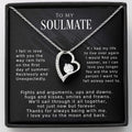 To My Beautiful Soulmate Necklace For Women, Necklace For Wife From Husband, Girlfriend Necklace From Boyfriend, Wife Birthday Gifts From Husband, Gifts Boxes For Women, Soulmate Necklace For Her