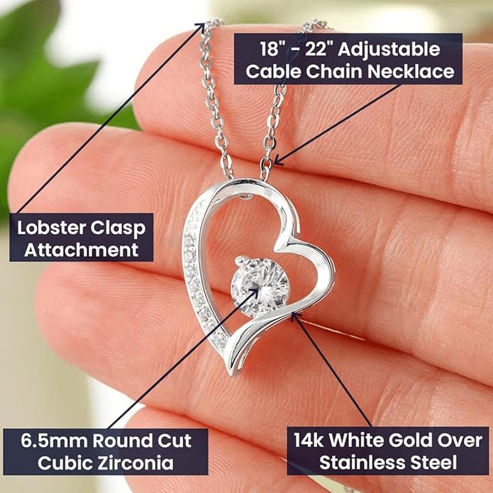 To My Beautiful Soulmate Necklace For Women, Necklace For Wife From Husband, Girlfriend Necklace From Boyfriend, Wife Birthday Gifts From Husband, Gifts Boxes For Women, Soulmate Necklace For Her
