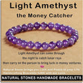 AD Beads Handmade Gemstone Stretch Elastic Bracelet Crystal Healing Reiki Nature's Beauty and Spiritual Essence Unisex