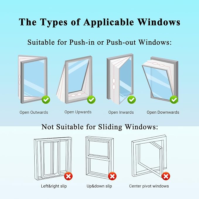 400CM Window Seal Kit, Casement AC Window Vent Seal Kit, 100% Sealing Effect - Image 4