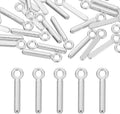 uxcell Letter Charm, Alloy Letter Initial Alphabet Charm for DIY Crafts Jewelry Making Bracelet Earrings Necklace
