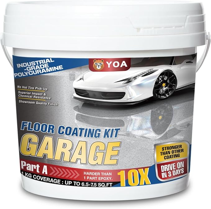 YOA Epoxy Colored Sand Self Leveling Floor Paint | Two-Part Resin Kit, Low VOC - Image 8