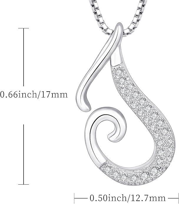 STARCHENIE Initial Necklace for Women 925 Sterling Silver Letter A-Z Pendant 26 Alphabet Jewelry