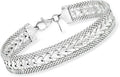 Ross-Simons Italian Silver Heart Motif Bracelet