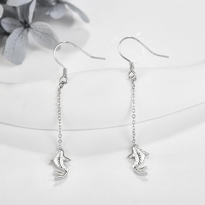 925 Sterling Silver Earrings for Women Dangle Drop Earrings Jewelry Gifts