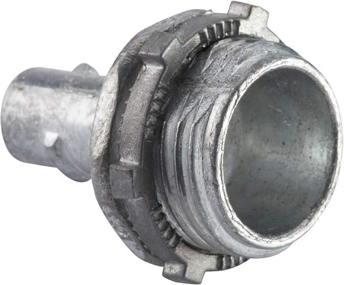 Halex, 3/8 in. Flexible Metal Conduit Screw-In Connector, 1 per pack - Image 2