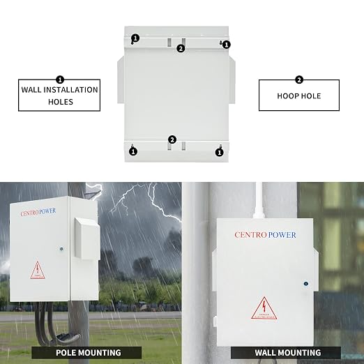 NEMA Outdoor Electrical Box Enclosure, 19.6"x15.7"x7.8" | Heavy-Duty - Image 6
