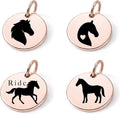 SM Design Western Charm Set of 4 – Stainless Steel Western Charms for Bracelets & Necklaces – Cowgirl, Ranch & Country Style Jewelry Charms – Western Gift for Women & Moms