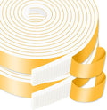 Door Seal Strip, High Density CR Insulation Tape, 1 in x 1/4 in x 26Ft | by MIKONIYA