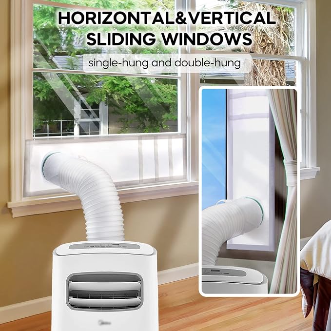 LOVIGA Portable Air Conditioner Window Kit, Window Vent Kit Seal Kit - Image 6