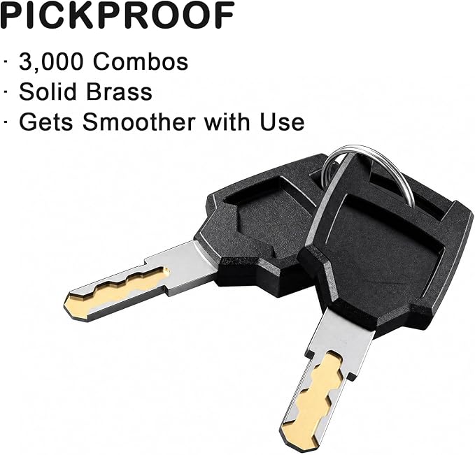 RV Door Lock Replacement, Camper Door Lock Fits 2.75" x 3.75" Cutout | RV Door - Image 4
