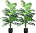 4ft 2pcs Large Artificial Plants Fake Palm Tree Tropical Palm Leaves Faux Palm by KMITANGArtificialPlant