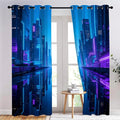 Punk City Curtains for Windows by Unknown