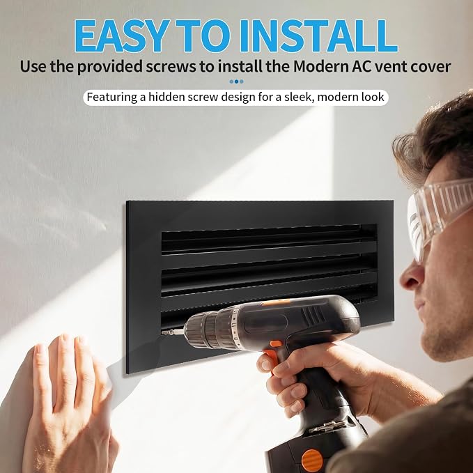 16x6 Modern AC Vent Cover, Decorative Air Vent Register Grille - Image 4