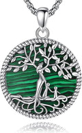 Vito 925 Sterling Silver Tree of Life Necklace for Women, Mother Tree Pendant for Mom Mother Necklace Mother's Day Jewelry Gift for Wife Grandma, 18/22 Inch Chain
