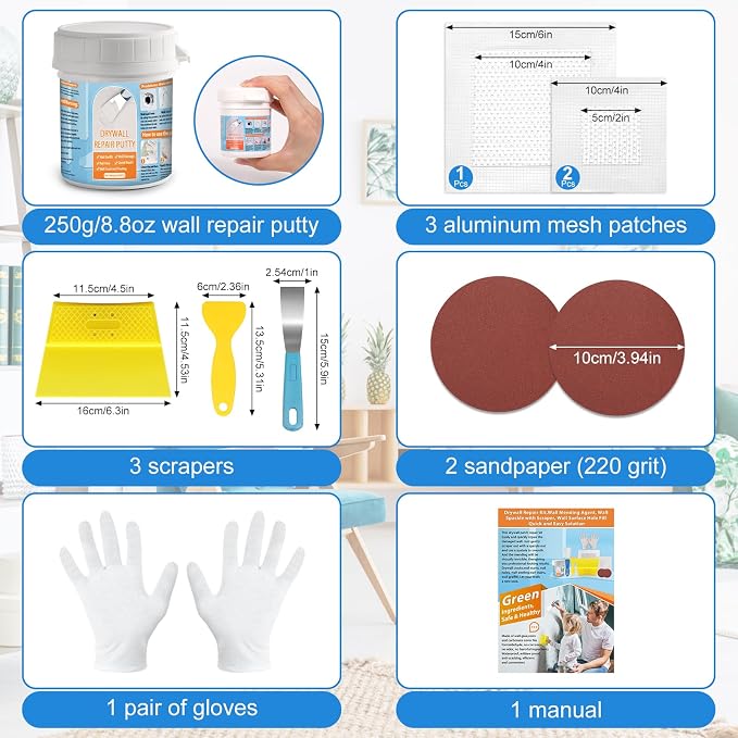 Drywall Repair Kit, Drywall Patch Repair Kit - Image 3