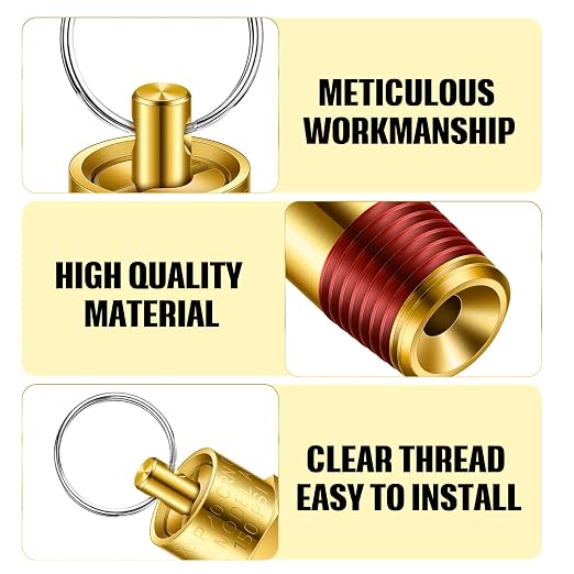 Therwen 4 Pcs Air Compressor Parts Replacement and Air Gauge Set, 1/4" Npt - Image 4