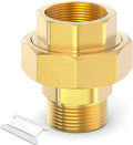 1PCS Brass Union，3/4" NPT Male x 3/4" NPT Female Brass Pipe Fitting by TAISHER