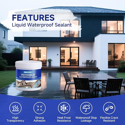 Transparent Waterproof Adhesive, 35oz Leak Invisible Waterproof Sealant - Image 3