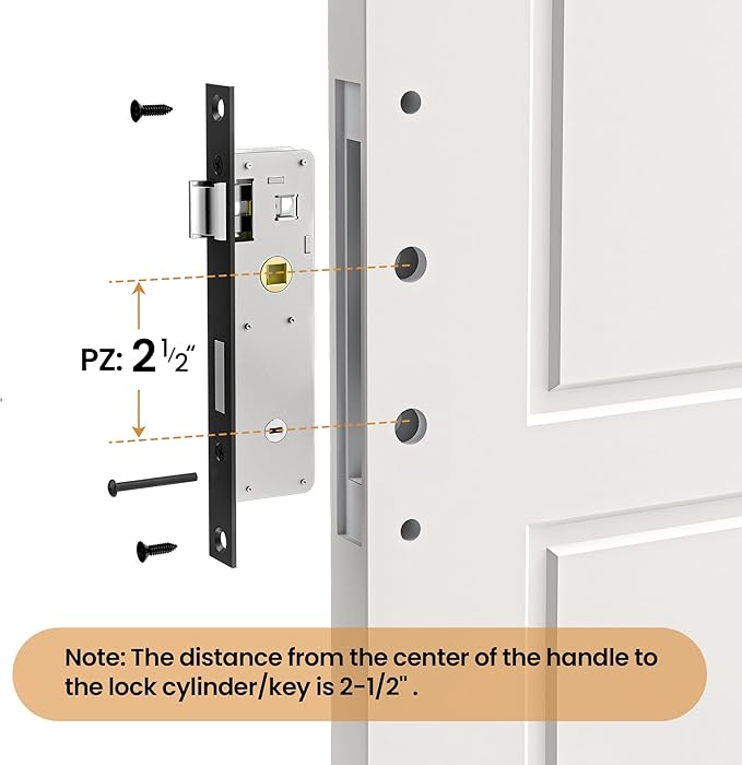 Storm Door Mortise Lock Body, Mortise Lock Replacement Parts | - Image 3