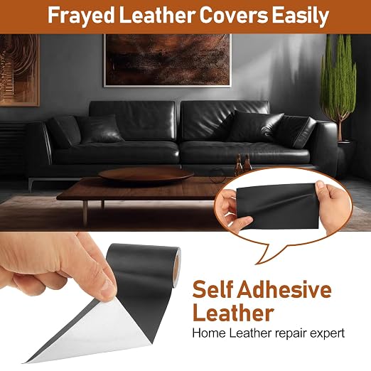Vinyl Repair Kit, Leather Repair Kit 4 x 70 inches Leather Repair Patch - Image 4