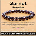 AD Beads Handmade Gemstone Stretch Elastic Bracelet Crystal Healing Reiki Nature's Beauty and Spiritual Essence Unisex